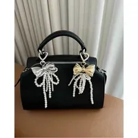 Lindo El Plastico Nudo De Lazo Mujeres Colgante De Bolsa Llaveros main image 2