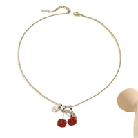 Cherry Elegant Modern Style Alloy Zinc Alloy Pendant Necklace Wholesale main image 3