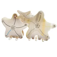 Mujeres Estrella De Mar Lindo Hojas De Acetato Garras De Pelo main image 2