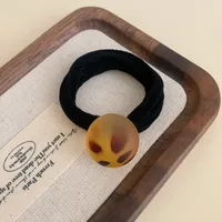Women's Heart Shape Leopard Streetwear Cloth Hair Tie Headwear sku image 4