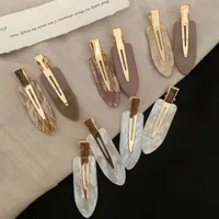 Mujeres Geométrico Estilo IG Dulce Hojas De Acetato Pinza Para El Cabello main image 2