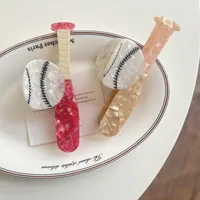 Femmes Baseball Mignon Vêtement De Rue Feuilles D'acétate Griffes De Cheveux main image 2