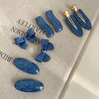 Mujeres Geométrico Nudo De Lazo Estilo IG Lindo Hojas De Acetato Pinza Para El Cabello main image 3