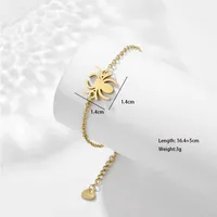 Soleil Empreinte De Patte Araignée Style Simple Vêtement De Rue Acier Inoxydable 201 Bracelets En Masse main image 6