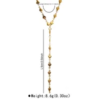 Heart Shape Simple Style 304 Stainless Steel Necklace Plating Lobster Trigger Clasp Closure sku image 3