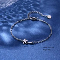 Tortoise Coconut Tree Dolphin Cute Lady Bohemian 201 Stainless Steel Bracelets In Bulk sku image 2