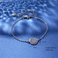 Tortoise Coconut Tree Dolphin Cute Lady Bohemian 201 Stainless Steel Bracelets In Bulk sku image 8
