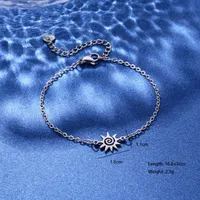 Tortoise Coconut Tree Dolphin Cute Lady Bohemian 201 Stainless Steel Bracelets In Bulk sku image 10