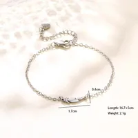 Paw Print Bell Snowman Cute Hip-Hop Simple Style 201 Stainless Steel Bracelets In Bulk sku image 9