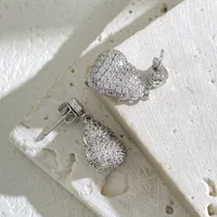 1 Pair Gourd Elegant Lady Commute Brass Ear Studs main image 3
