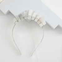 Femmes Géométrique Couleur Unie Rétro Pastorale Alliage Gemme Bande De Cheveux main image 9