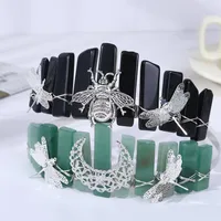 Women's Insect Moon Solid Color Classical Pastoral Artistic Gem Iron Hair Band main image 1