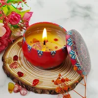 Candle Retro Printing Wax Home Decor sku image 16