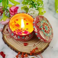 Candle Retro Printing Wax Home Decor sku image 12