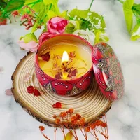 Candle Retro Printing Wax Home Decor sku image 8