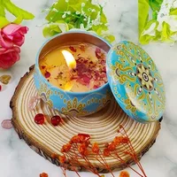 Candle Retro Printing Wax Home Decor sku image 3