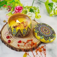Candle Retro Printing Wax Home Decor sku image 11