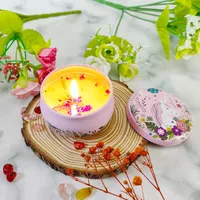 Candle Retro Printing Wax Home Decor sku image 9