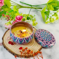 Candle Retro Printing Wax Home Decor sku image 7