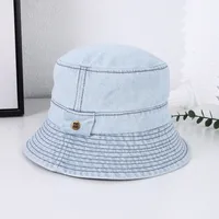 Women's Letter Wide Eaves Casual Retro Commute Bucket Hat main image 4