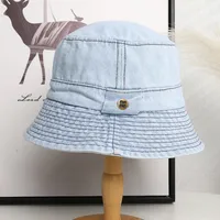 Women's Letter Wide Eaves Casual Retro Commute Bucket Hat main image 3