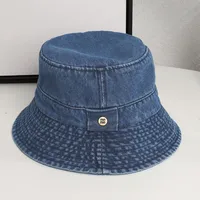 Women's Letter Wide Eaves Casual Retro Commute Bucket Hat main image 5
