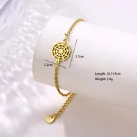 Book Elephant Thunder Element Cute Hip-Hop Lady 201 Stainless Steel Bracelets In Bulk main image 9