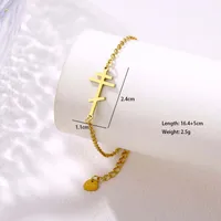 Book Elephant Thunder Element Cute Hip-Hop Lady 201 Stainless Steel Bracelets In Bulk main image 8
