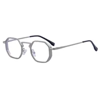 Square Hip-Hop Vacation Pc Gradient Tinted Lenses Full Frame Men's Sunglasses sku image 7