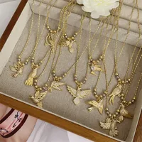 Animal Simple Style Classic Style Zircon Copper 18K Gold Plated Pendant Necklace Inlay Lobster Trigger Clasp Closure main image 4