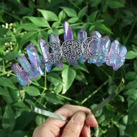 Women's Geometric Vintage Style Alloy Gem Hair Band sku image 10
