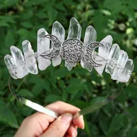 Women's Geometric Vintage Style Alloy Gem Hair Band sku image 12