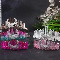 Women's Geometric Solid Color Retro Pastoral Alloy Gem Hair Band main image 1