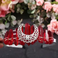 Women's Geometric Solid Color Retro Pastoral Alloy Gem Hair Band main image 5