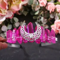 Women's Geometric Solid Color Retro Pastoral Alloy Gem Hair Band main image 4