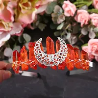 Women's Geometric Solid Color Retro Pastoral Alloy Gem Hair Band main image 6