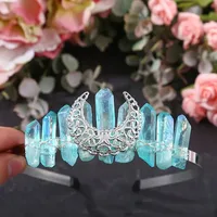 Women's Geometric Solid Color Retro Pastoral Alloy Gem Hair Band main image 8