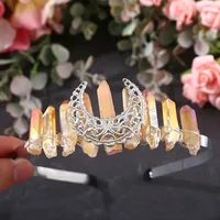Women's Geometric Solid Color Retro Pastoral Alloy Gem Hair Band sku image 11