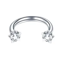 1 Piece Titanium Alloy Casual Simple Style Classic Style Pentagram Zircon Lip Rings Nose Ring main image 7