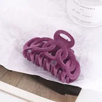 Women's Solid Color Elegant Plastic/Resin Hair Claws main image 2