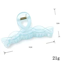Women's Solid Color Elegant Plastic/Resin Hair Claws main image 2