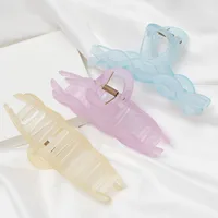 Femmes Couleur Unie Élégant En Plastique/Résine Griffes De Cheveux main image 3