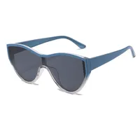 Cat Eye IG Style Personality Trend Streetwear Solid Color Pc Full Frame Women's Sunglasses main image 8