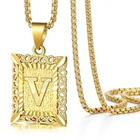 Letter Retro Classic Style Alloy Pendant Necklace Wholesale sku image 22