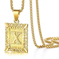 Letter Retro Classic Style Alloy Pendant Necklace Wholesale sku image 24