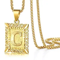Letter Retro Classic Style Alloy Pendant Necklace Wholesale sku image 3