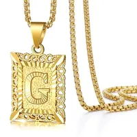Letter Retro Classic Style Alloy Pendant Necklace Wholesale sku image 7