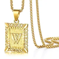 Letter Retro Classic Style Alloy Pendant Necklace Wholesale sku image 23