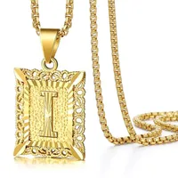 Letter Retro Classic Style Alloy Pendant Necklace Wholesale sku image 9