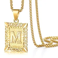 Letter Retro Classic Style Alloy Pendant Necklace Wholesale sku image 13